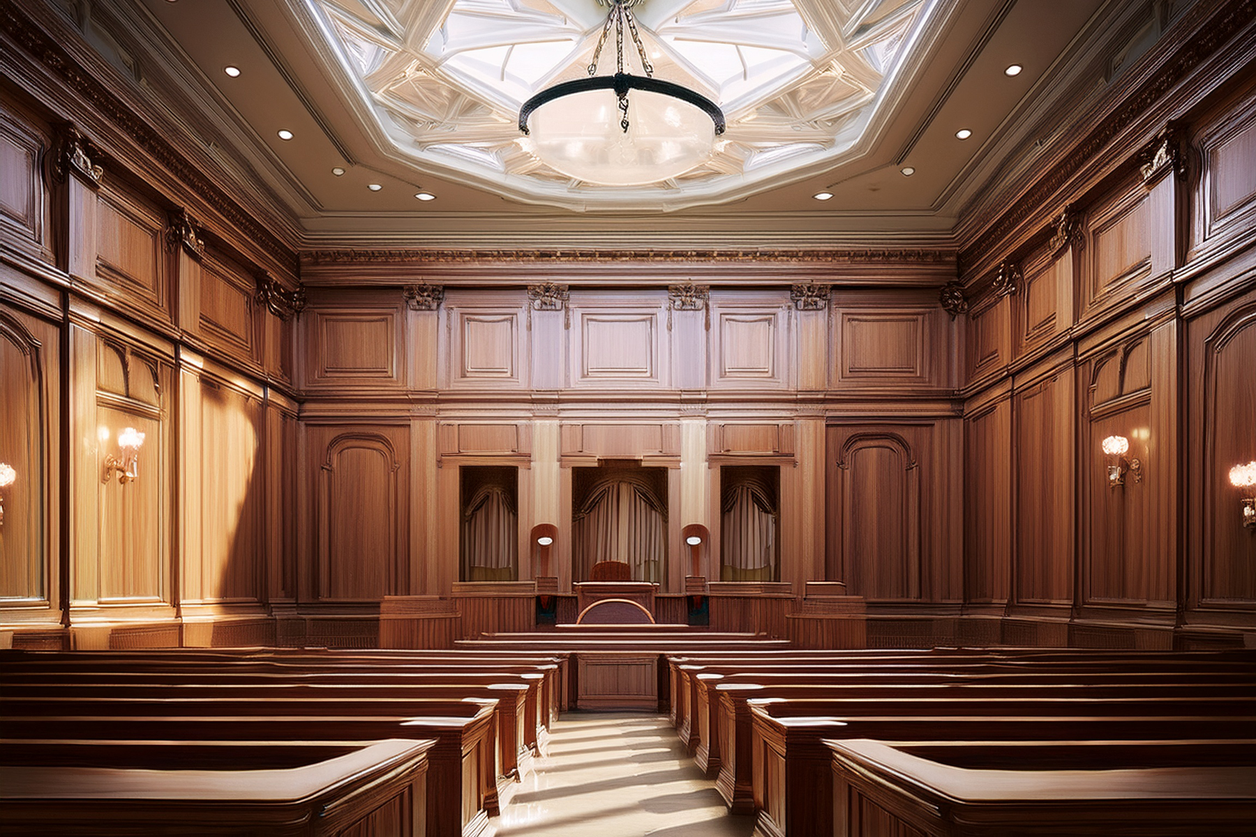 A courtroom